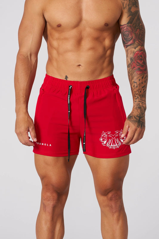 1012 - TREN TWINS QUAD REVEAL SHORTS - ROJO