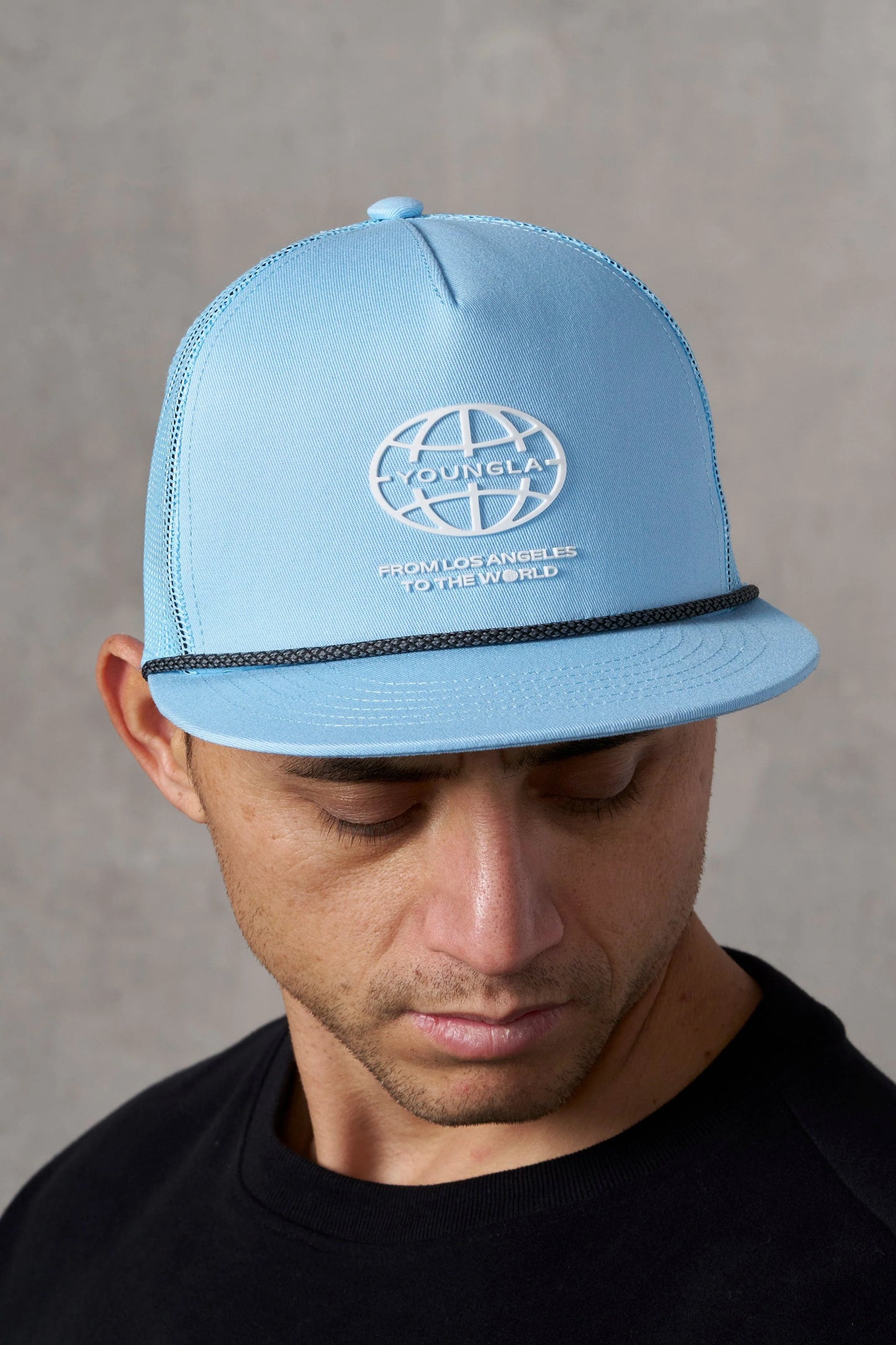 9032 - LA TO THE WORLD HATS - SKY BLUE