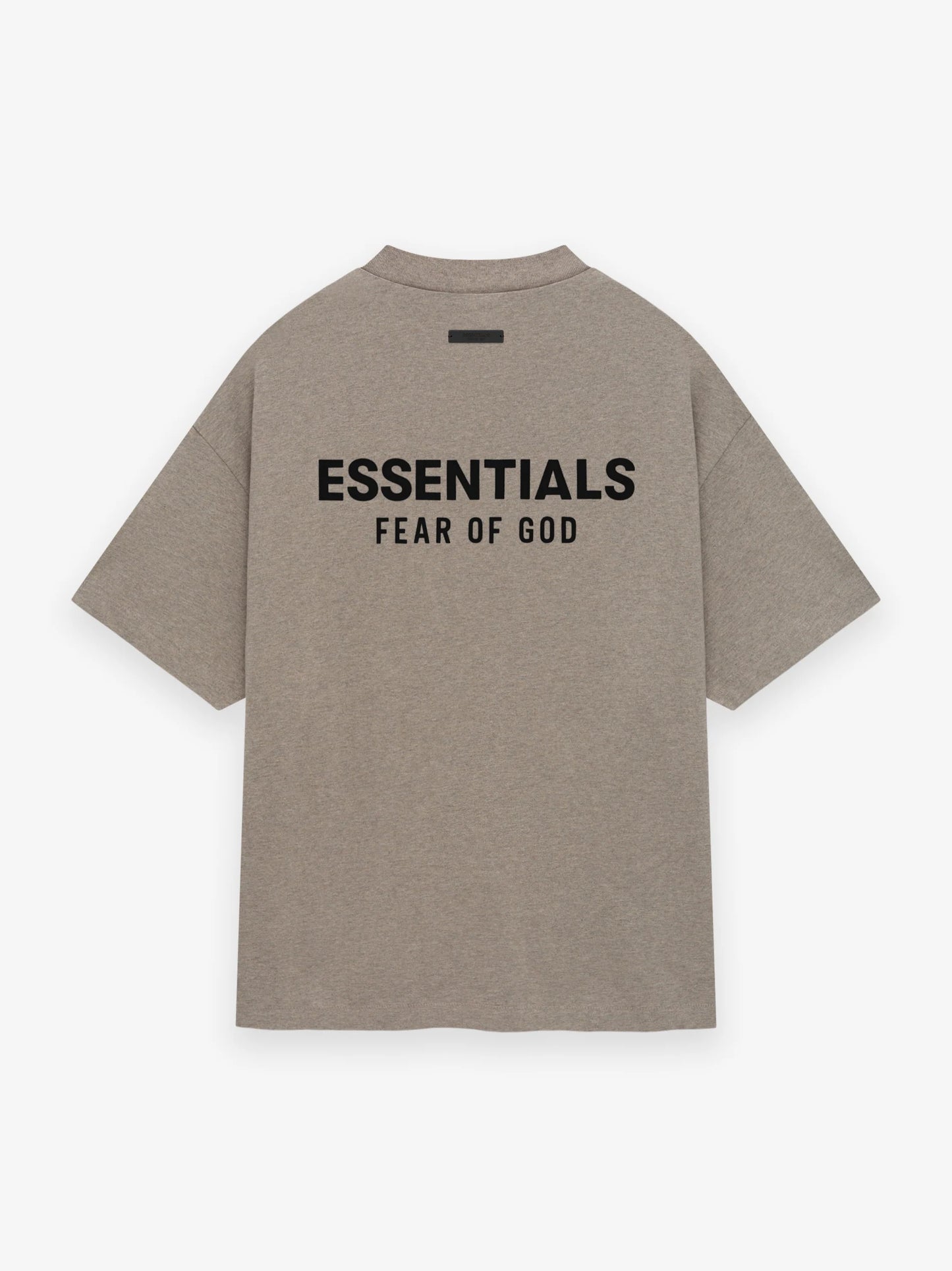 ESSENTIALS Jersey Crewneck T-Shirt - Heather Grey