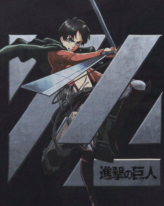 4186 - AOT© X YLA CROPPED TEES - BLOC EREN