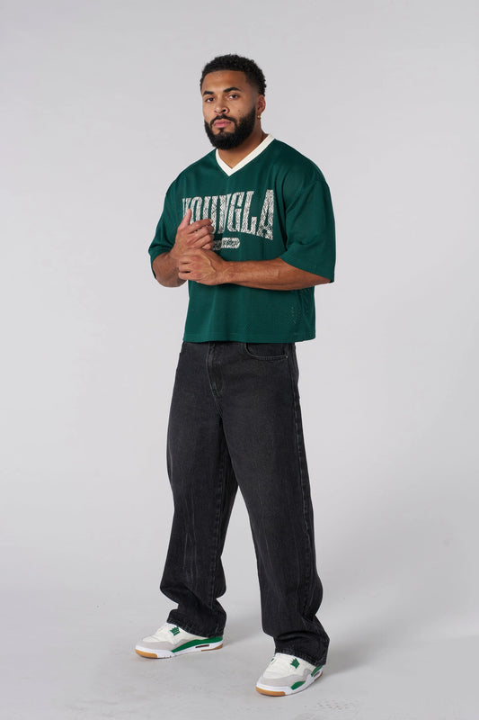 4187 - VARSITY FOOTBALL CROPPED JERSEY