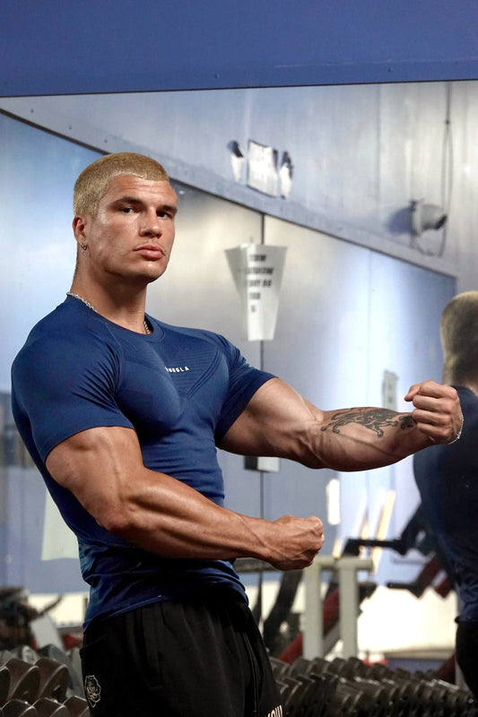 475 SUPERVILLAIN COMPRESSION TEES - NAVY