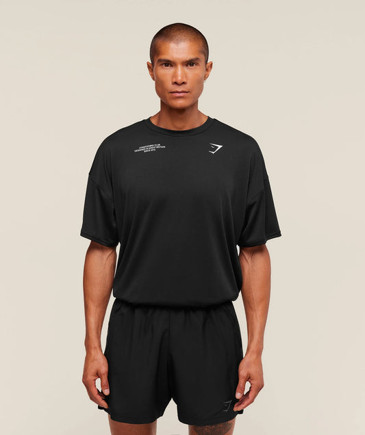 Conditioning Club Oversized T-Shirt – Black