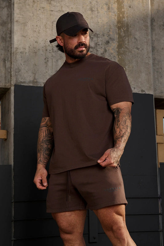 473 - IMMORTAL CLUB TEES - BROWN WASH