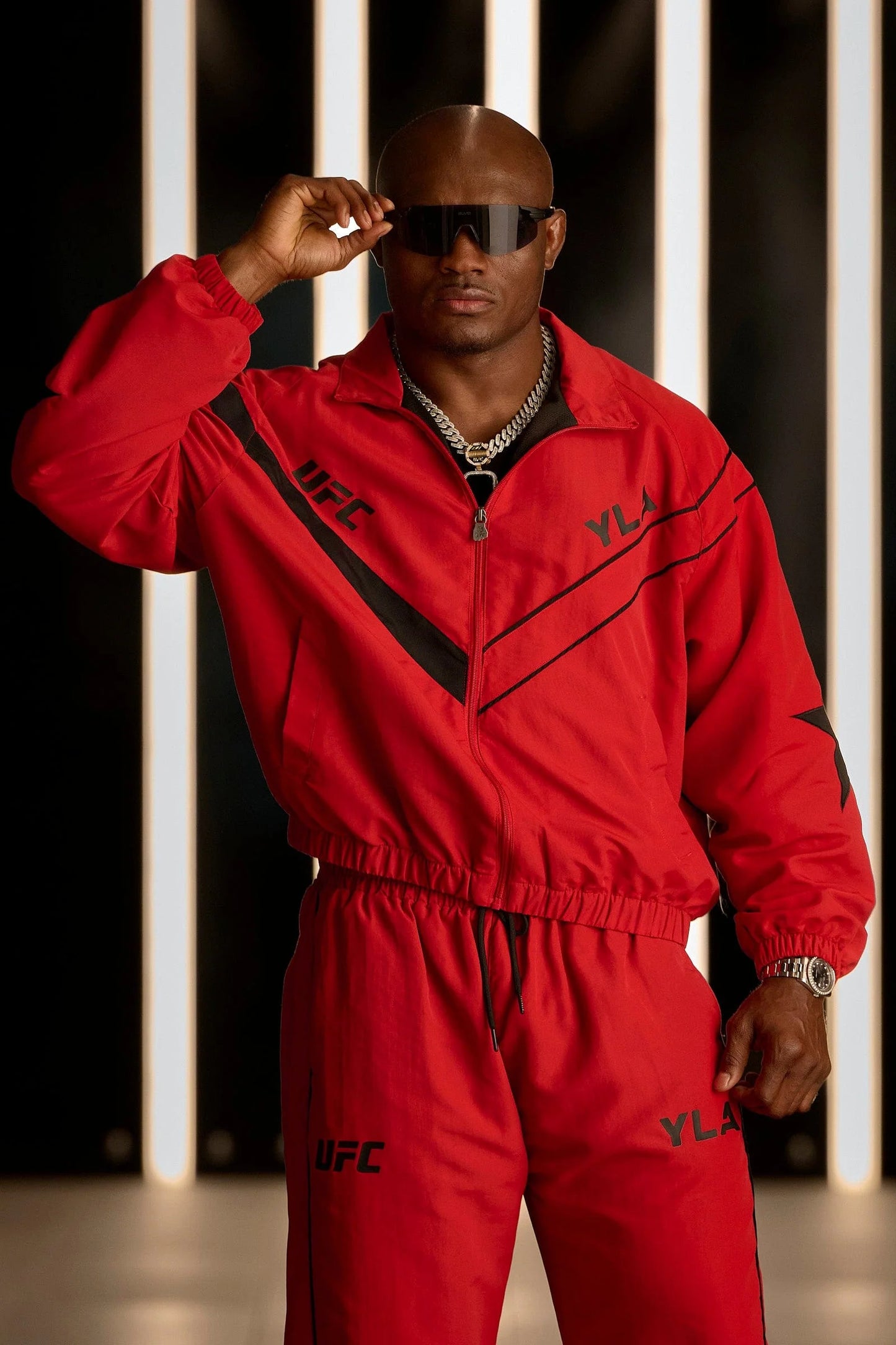 5144 - UFC™ TRACKSUIT JACKETS - ROJO