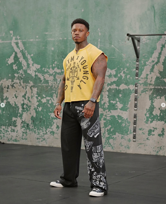 5069 - GOLDS GYM VINTAGE CUT OFFS - AMARILLO