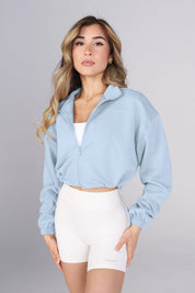 W544 BREEZE ZIP-UP - AZUL