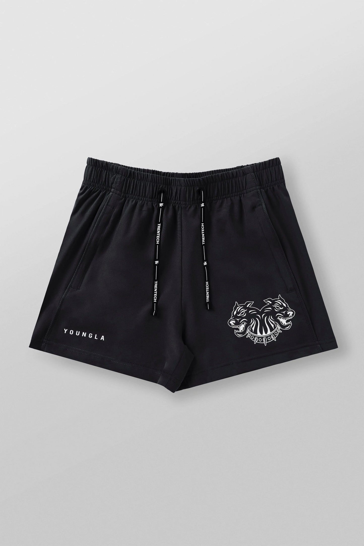 1012 - TREN TWINS QUAD REVEAL SHORTS - NEGRO