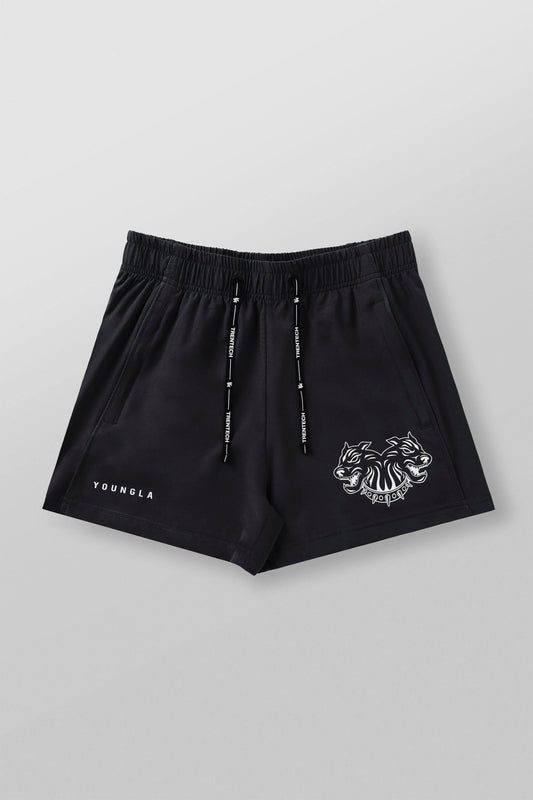 1012 - TREN TWINS QUAD REVEAL SHORTS - NEGRO
