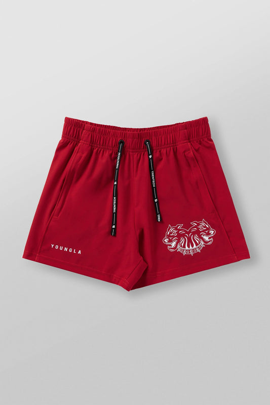 1012 - TREN TWINS QUAD REVEAL SHORTS - ROJO