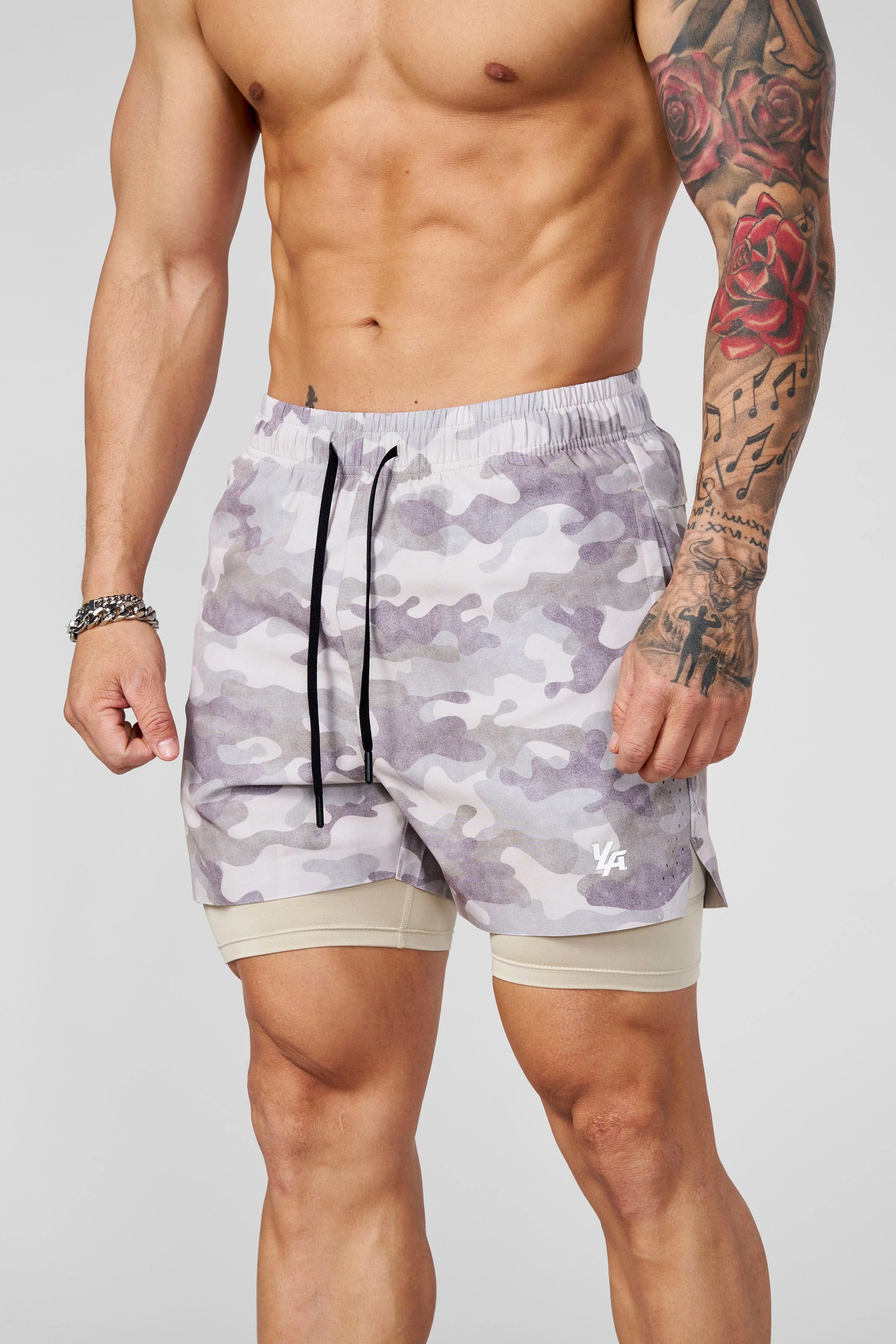 Shorts YLA 1047 Camo Compression