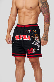 Shorts YLA Looney Tunes Embroidered Patch