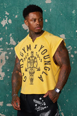 5069 - GOLDS GYM VINTAGE CUT OFFS - AMARILLO