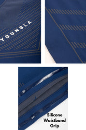 465 SUPERHERO COMPRESSION TEES - DARK BLUE