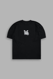 DARCSPORT - OUR STAMP "PREMIUM" OVERSIZED TEE IN BLACK