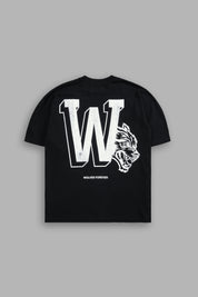 DARCSPORT - OUR STAMP "PREMIUM" OVERSIZED TEE IN BLACK