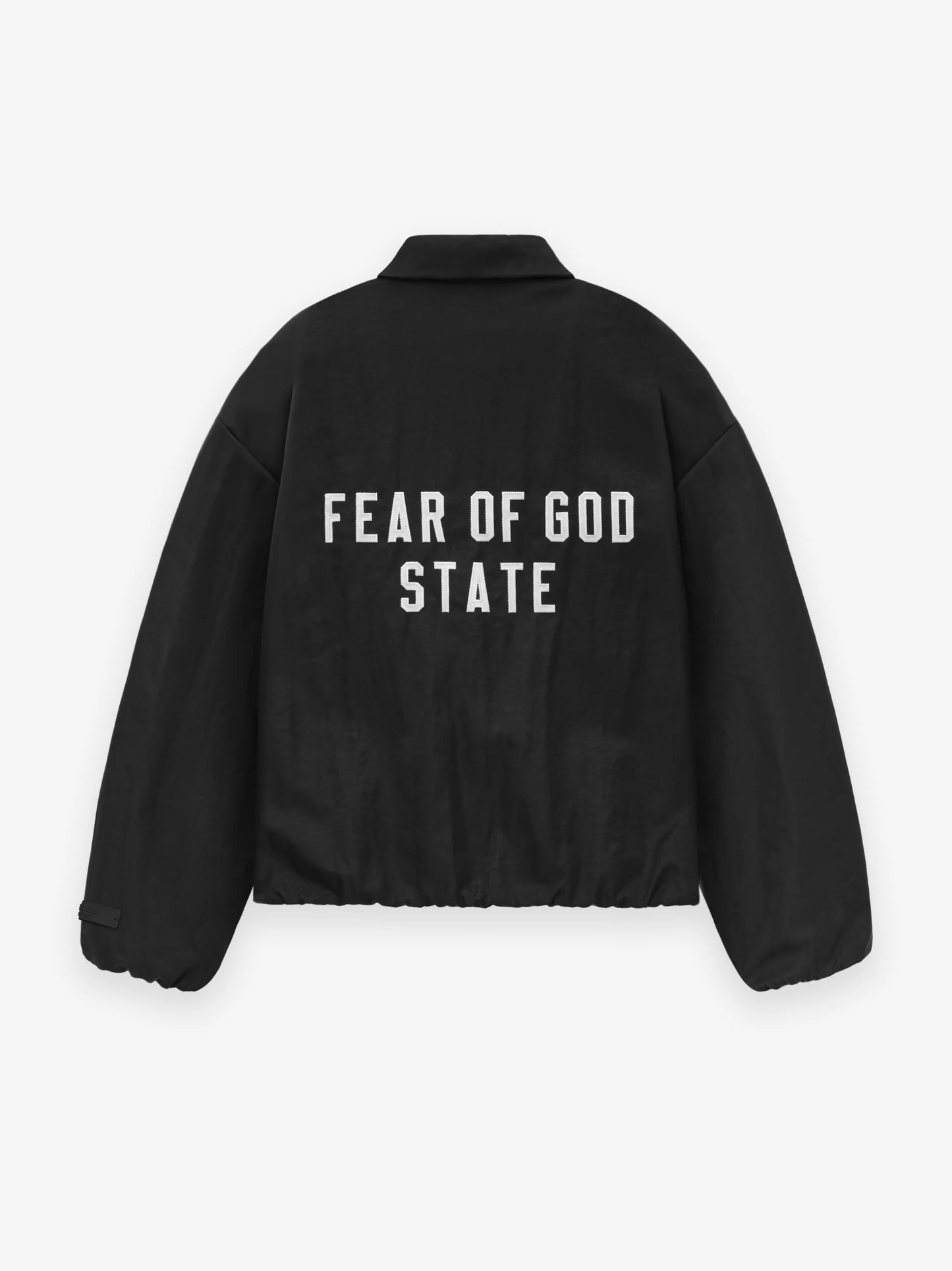 ESSENTIALS Textured Nylon Coaches Jacket