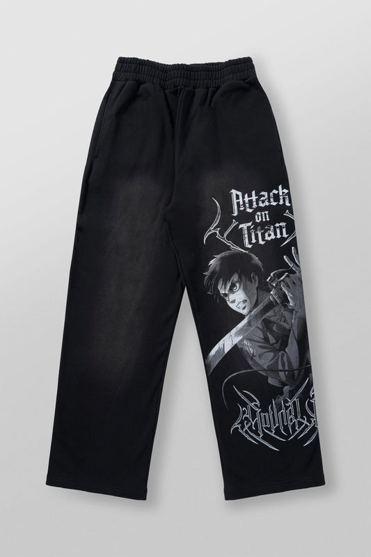 2128 - AOT© X YLA BAGGY JOGGERS - EREN SWORD