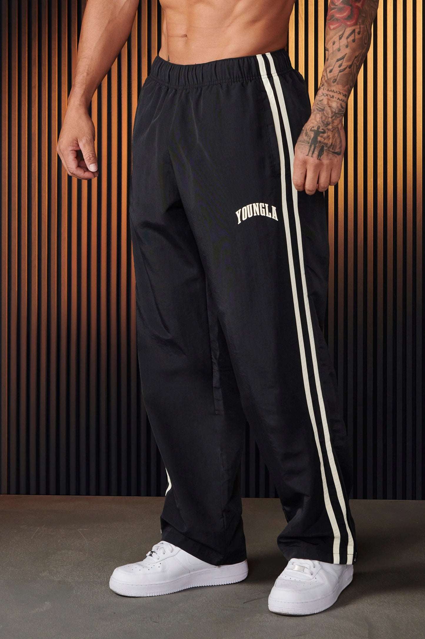 249 - FLAGSHIP TRACK PANTS NEGRO