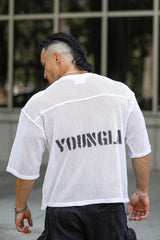 YLA Cotton Mesh Tee
