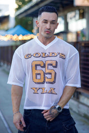 4078 - GOLDS GYM JERSEY - BLANCO