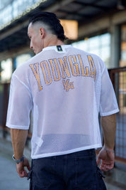 4078 - GOLDS GYM JERSEY - BLANCO