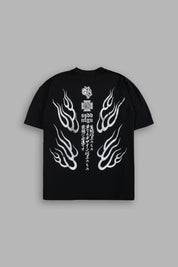 Oni Fire "Premium" Oversized Tee in Black