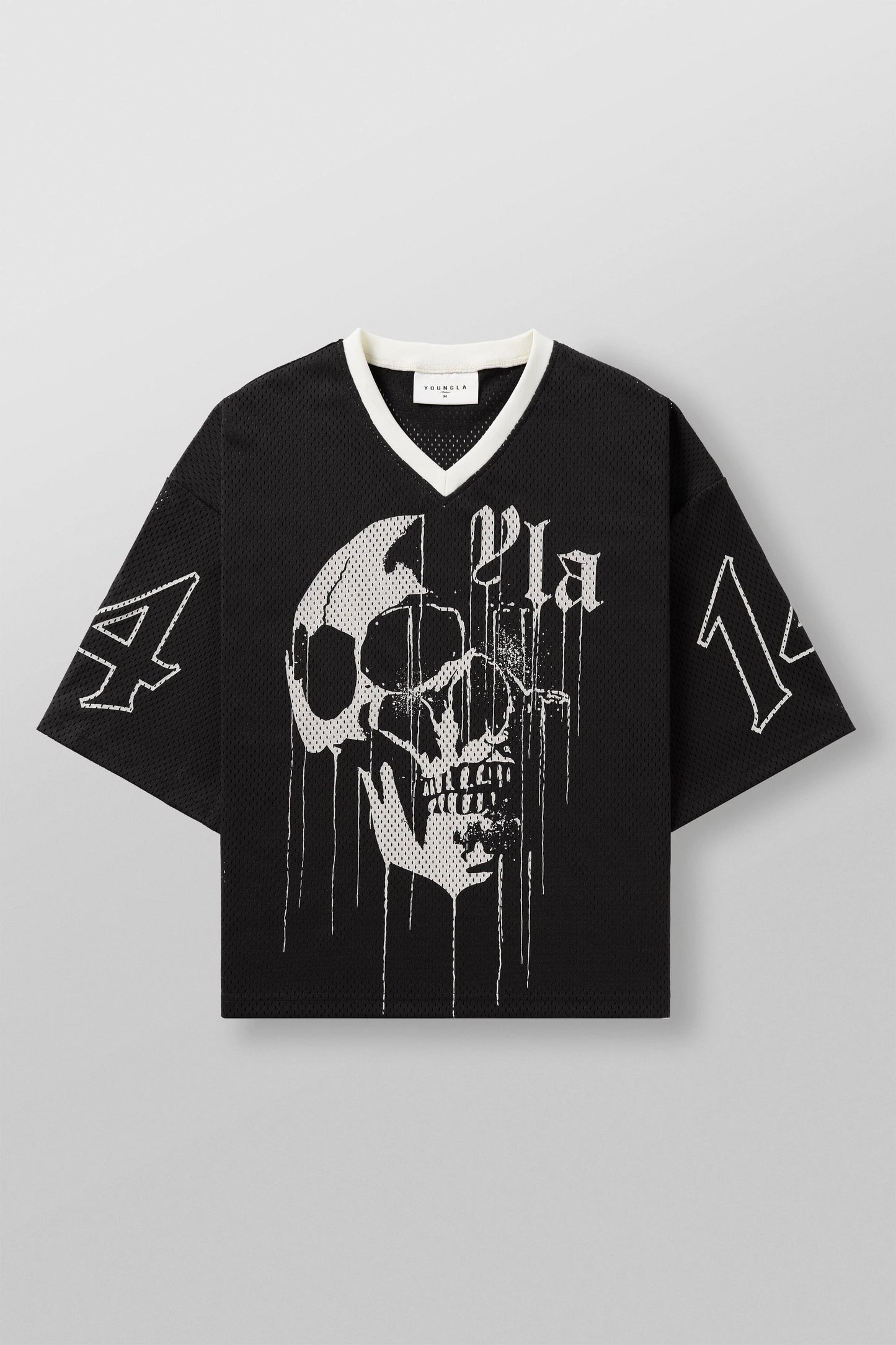 4015 - DRIPPY SKULL JERSEY - NEGRO