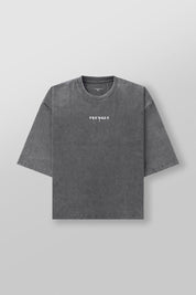 4018 - ESSENTIAL CROPPED TEES - Gris