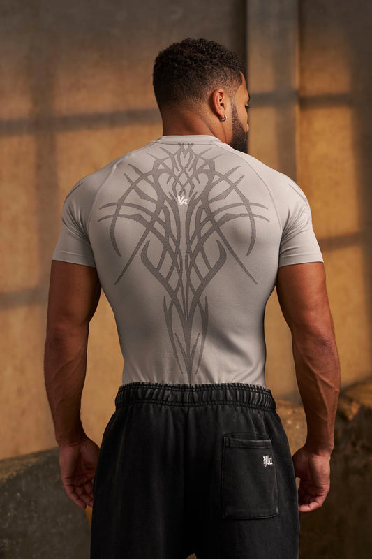 4067 - Gothic Compression Tees Gris