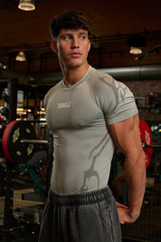 4067 - Gothic Compression Tees Gris