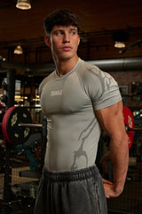 4067 - Gothic Compression Tees Gris