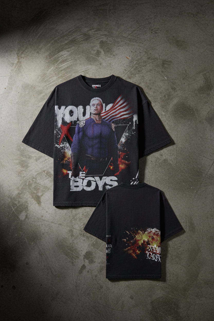 4095 - THE BOYS GRAPHIC TEES - Homelander Explosion