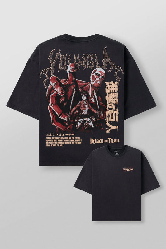 4186 - AOT© X YLA CROPPED TEES - DEFENSE OF TROST