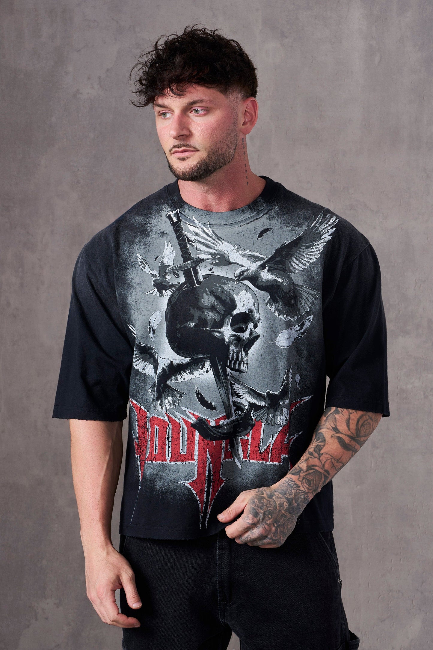 4201 - NOCTURNAL TEES - SKULL CONQUEST