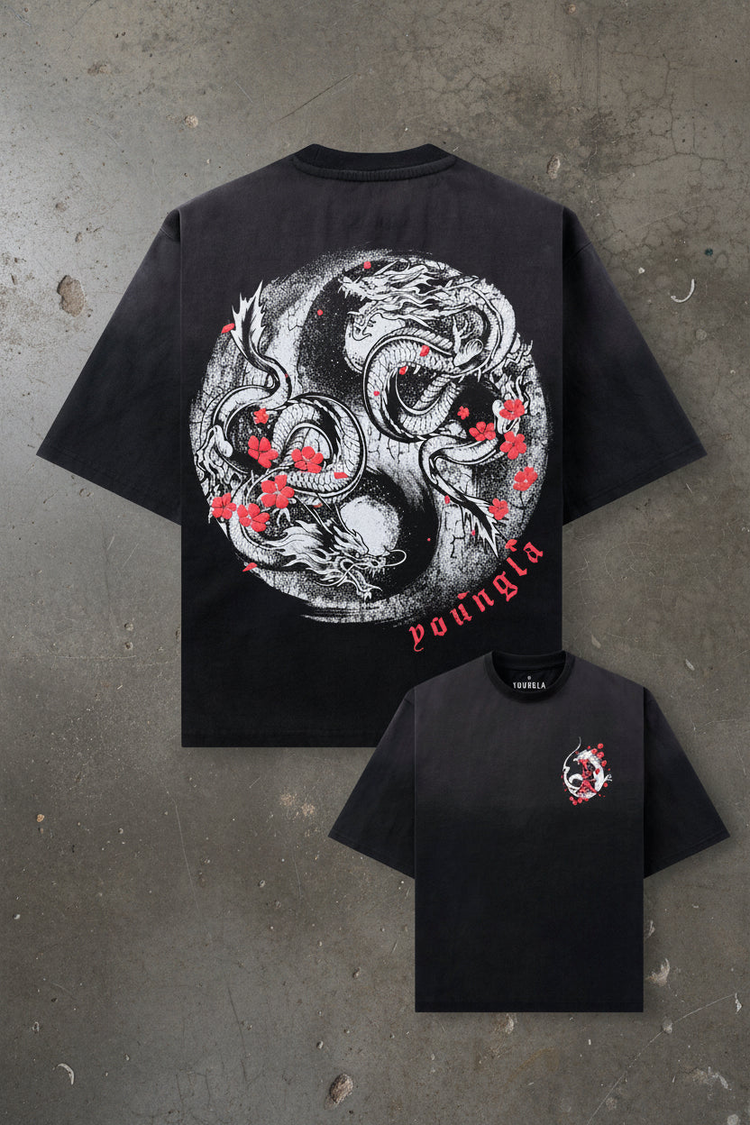 4208 - YIN-YANG TEES - DRAGON YIN YANG