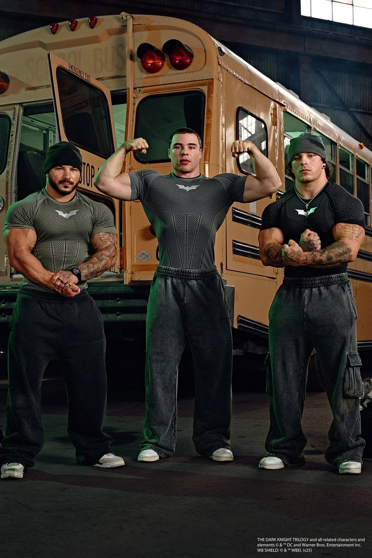 4259 - Batman Compression Tees – Black