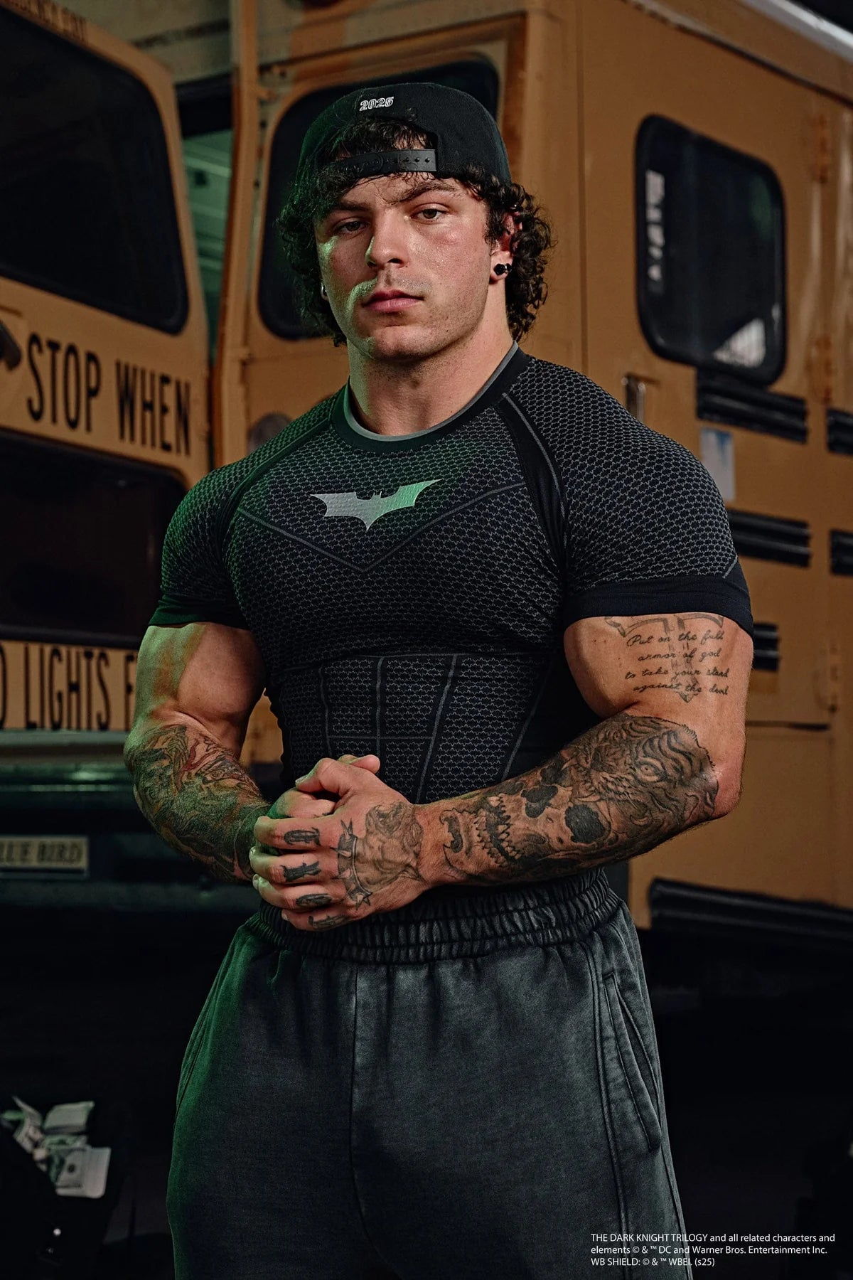 4259 - Batman Compression Tees – Black