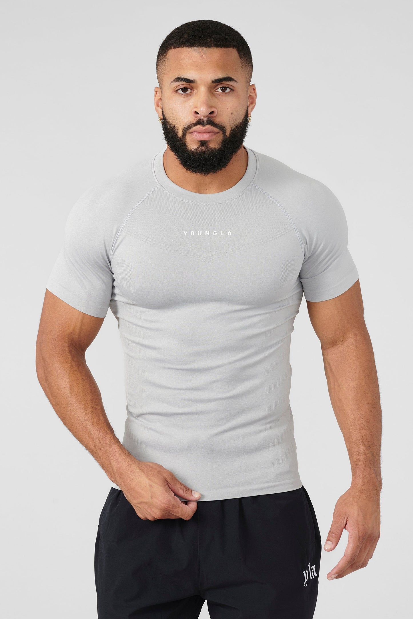 475 SuperVillain Compression Tee - GREY