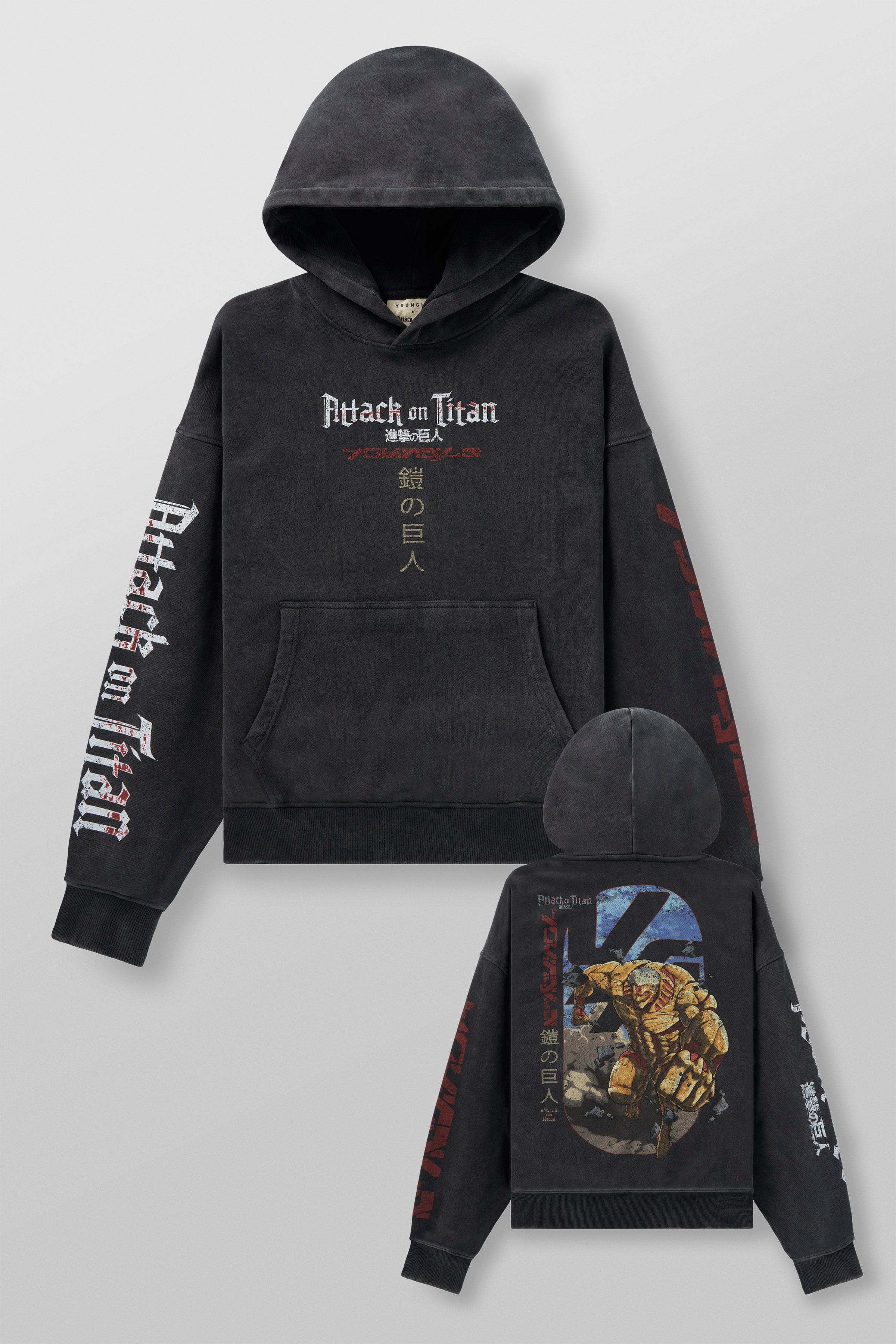 5129 - AOT© X YLA PULLOVER HOODIES - TITANS AT WAR