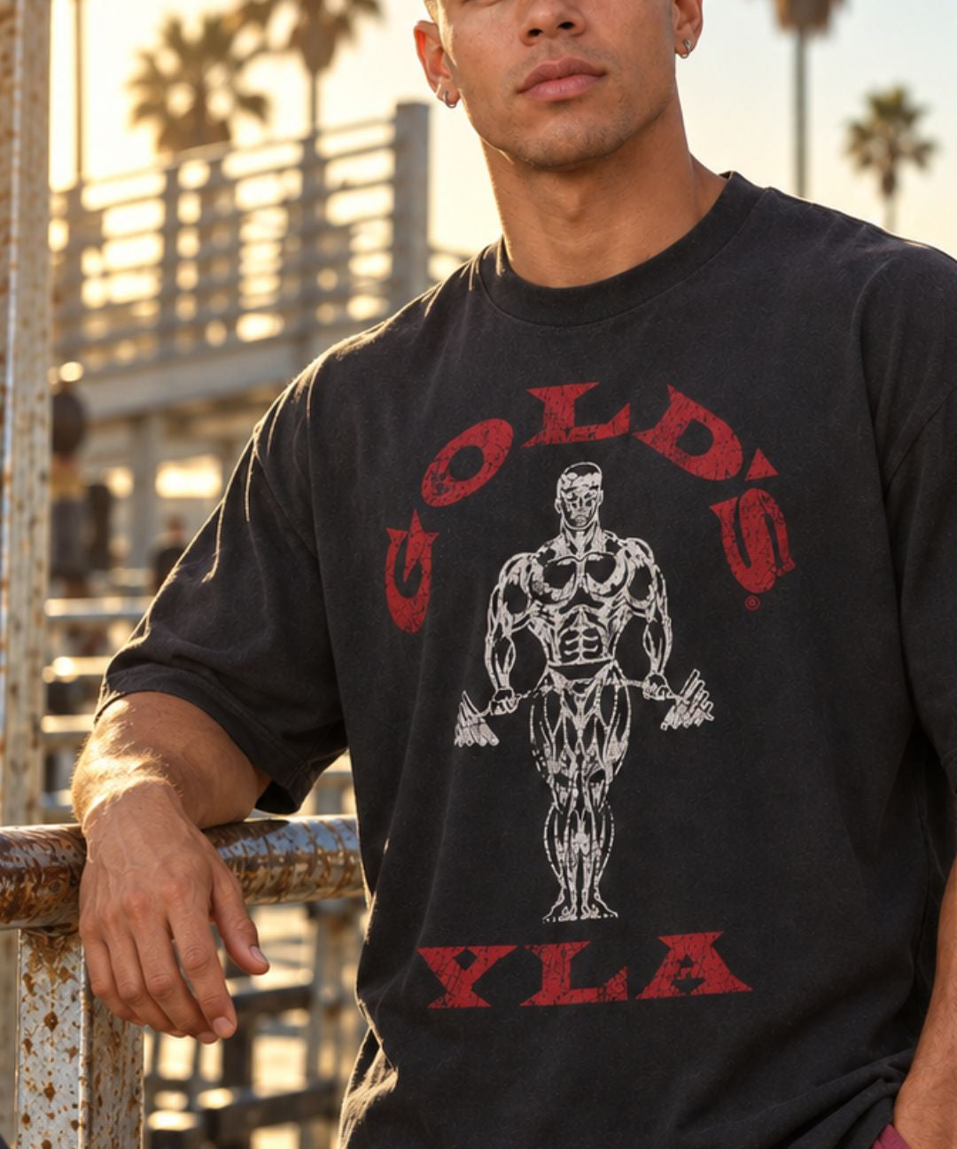 4213 Youngla GOLD'S IRON LEGACY ICON TEES