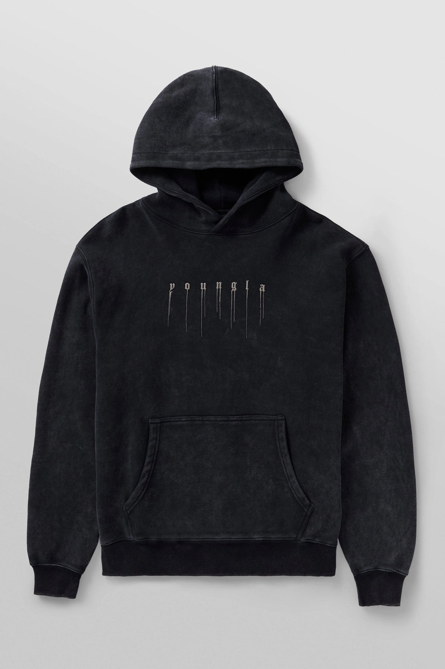 551 - DRIPPY SKULL HOODIE - NEGRO