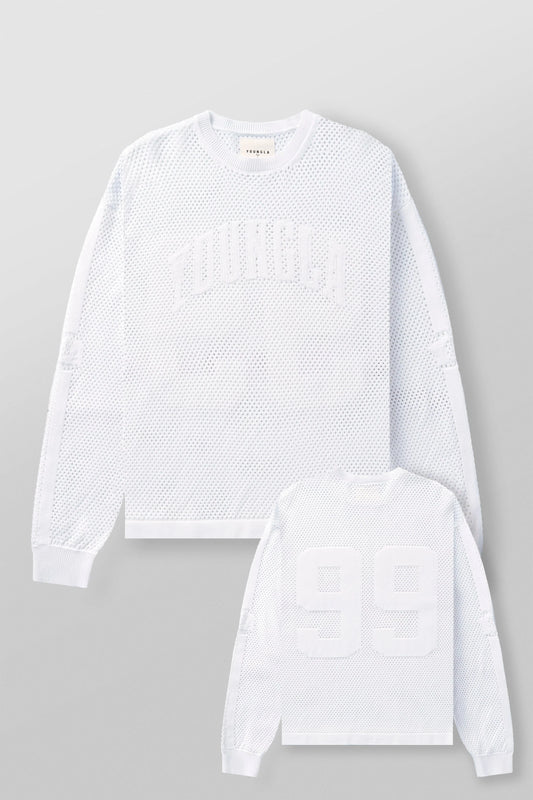 8016 - 99 KNIT LONG SLEEVES - WHITE