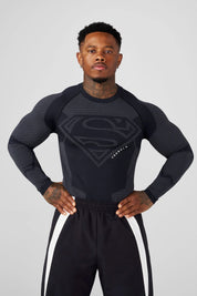 8066 - SUPERMAN COMPRESSION LONGSLEEVES