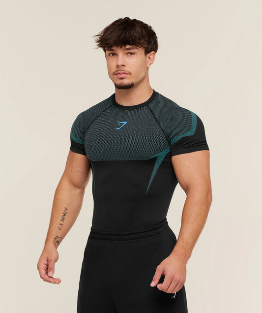 Onyx 5.0 Seamless T-Shirt - Azul