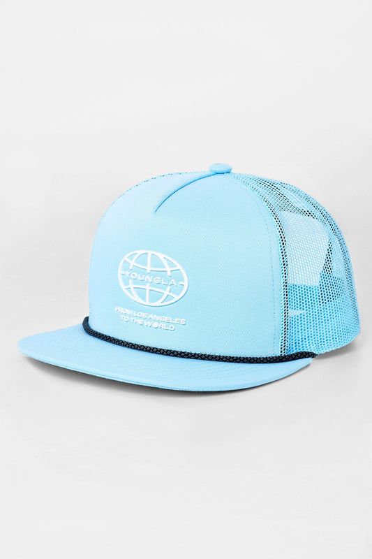 9032 - LA TO THE WORLD HATS - SKY BLUE