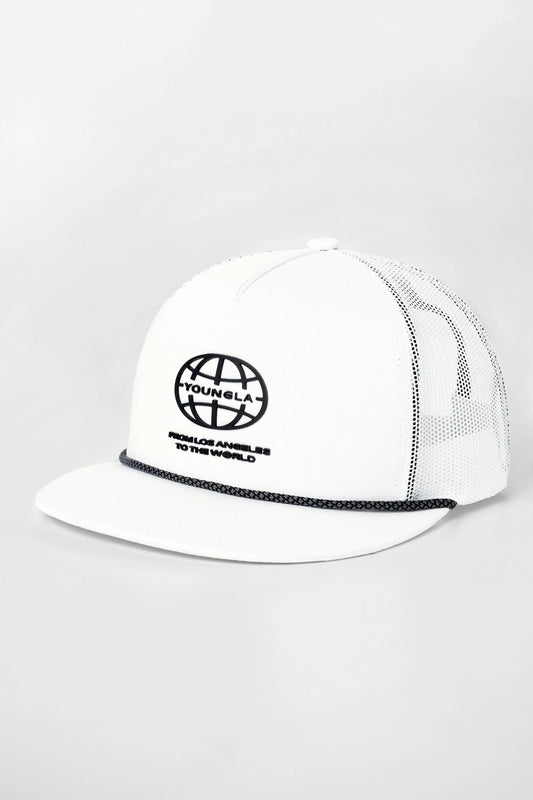 9032 - LA TO THE WORLD HATS - BLANCO