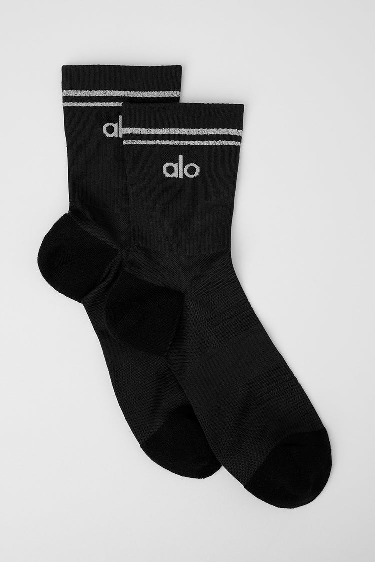 UNISEX HALF-CREW PERFORMANCE SOCK NEGRO