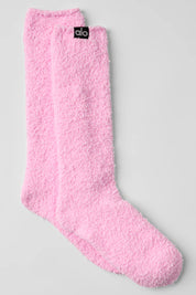 WOMEN'S PLUSH LUSH SOCK - PINK