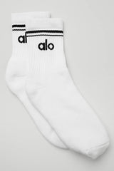 UNISEX HALF-CREW THROWBACK SOCK BLANCAS